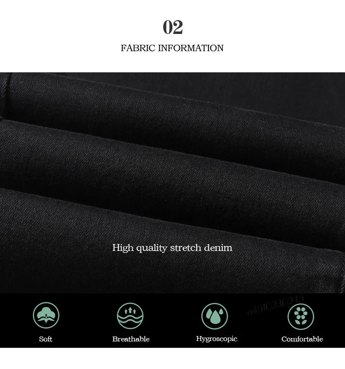 Classic Advanced Stretch Black Jeans 2025