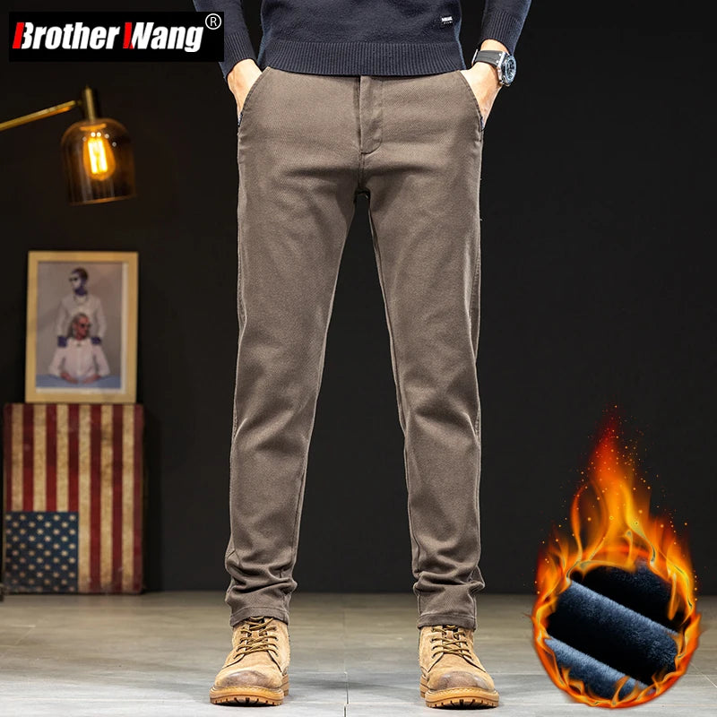 Men's Winter Straight Slim Fit Fleece