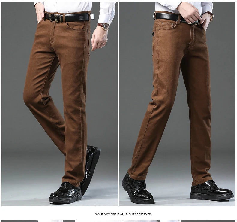 Classic Style 3 Colors Autumn Men's Slim