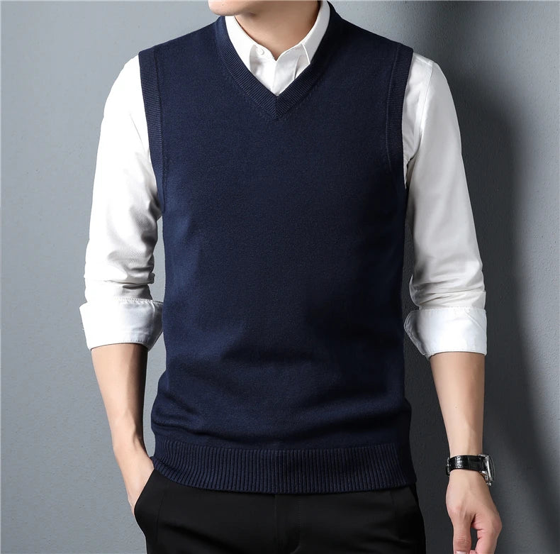 Men's Classic Fashion Sleeveless Knitted