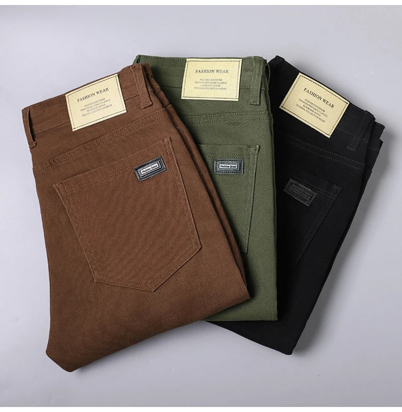 Classic Style 3 Colors Autumn Men's Slim