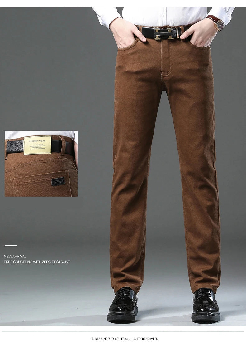 Classic Style 3 Colors Autumn Men's Slim