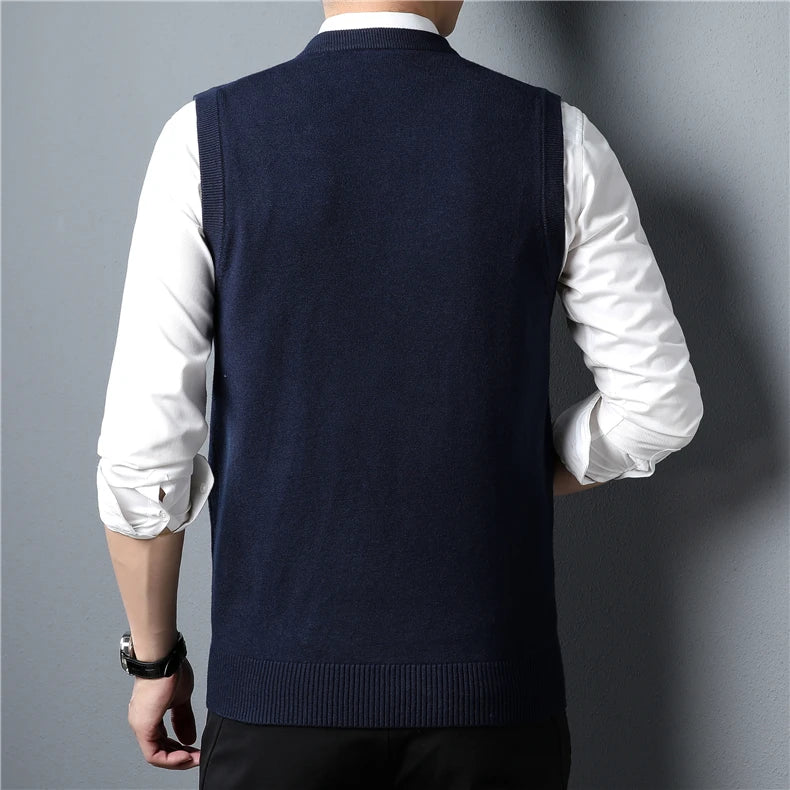 Men's Classic Fashion Sleeveless Knitted